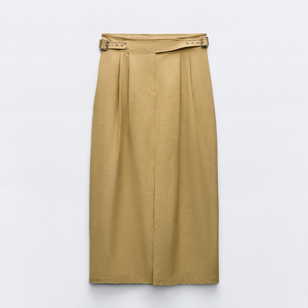 💫 Zara Cotton Midi Skirt - NEW 💫